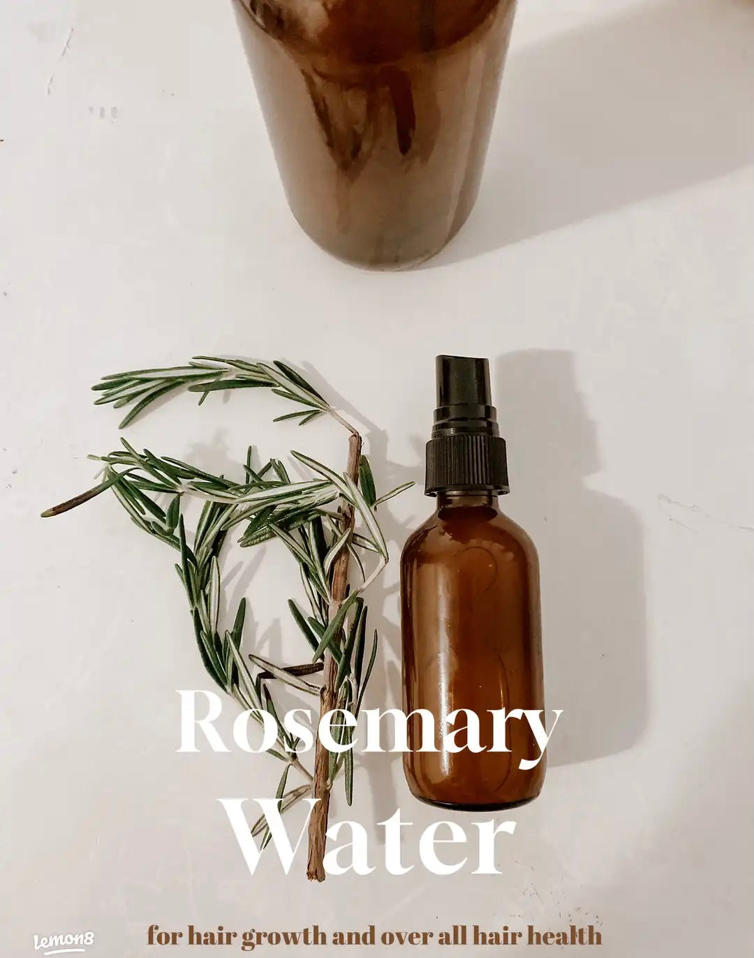 Rosemary water spray.